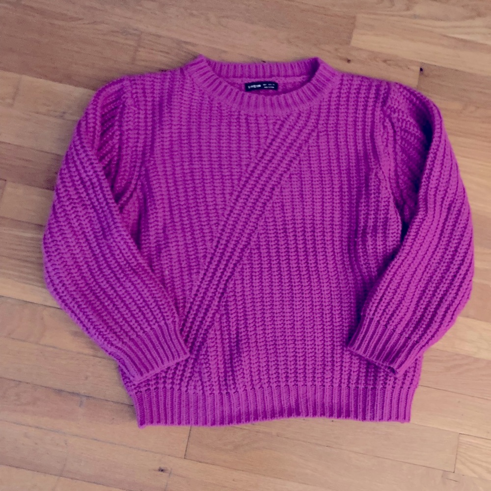 Magenta Crewneck Sweater